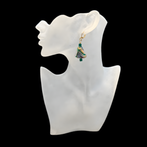 Triangle Venetian Beaded Earrings