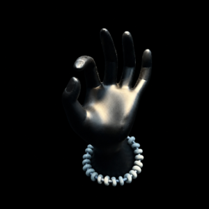 Artisan Glass Donut-Shaped Beaded Bracelet