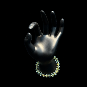 Yellow Artisan Glass Beaded Bracelet