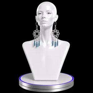 London Blue Topaz Chandelier Earrings