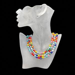 Multi-Colored Beaded Eye Candy Necklace
