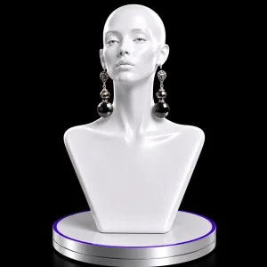 Party Earrings of Faceted Czech Mirrored Glass