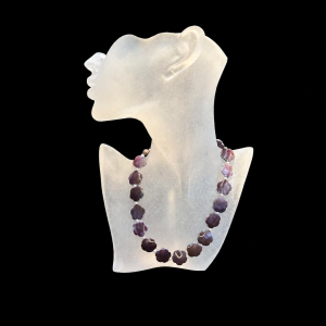 Purple Cowrie Shell Necklace
