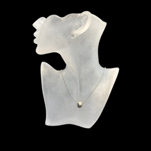 Sterling Necklace with Ceramic Bead