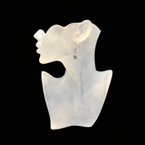 Sterling Silver Skulls with Openable Jaw Hinge Earrings