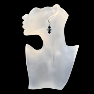 Murano Glass Black Swarovskis