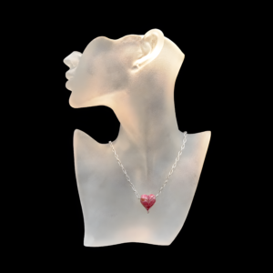 Lampwork Pink Heart