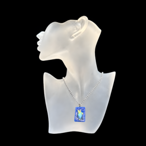 Glass Star of David Pendant